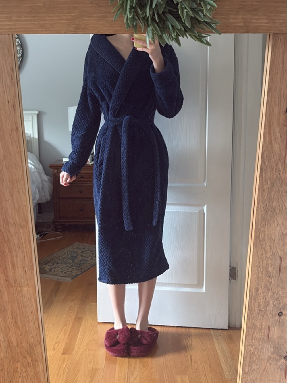 Extra Long Robe with Belt Small:Medium